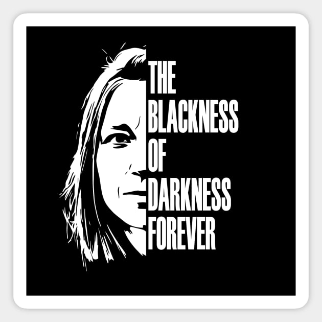 The blackness of darkness forever Magnet by Raul Baeza